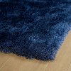 5 x 7 Medium Denim Blue Shag Rug - Posh-2