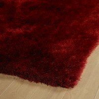 3 x 5 Small Brick Red Shag Rug - Posh-2