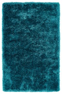 3 x 5 Small Teal Blue Shag Rug - Posh
