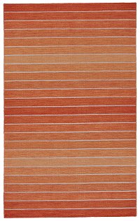 8 x 10 Large Orange Cream Area Rug - Santino