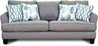 Casual Contemporary Gray-Blue Sofa - Bryn