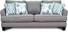 Gray-Blue Upholstered Casual Contemporary Sofa - Bryn