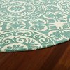 10' Round Mint Green & Ivory Area Rug - Evolution