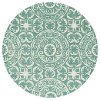10' Round Mint Green and Ivory Area Rug - Evolution-2