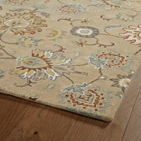 8 x 10 Large Mushroom Brown Area Rug - Middleton