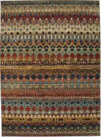 8 x 11 Large Saigon Multi-Colored Area Rug - Enigma