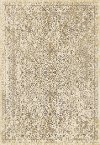 8 x 11 Large Cream, Brown & Gold Area Rug - Karelia