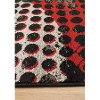5 x 8 Medium Contemporary Red & Black Area Rug - Platinum-3