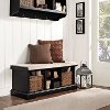 CF6003-BK Black Entryway Storage Bench - Brennan