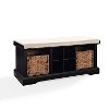 CF6003-BK Black Entryway Storage Bench - Brennan -4