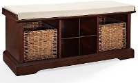CF6003-MA Mahogany Entryway Storage Bench - Brennan-4