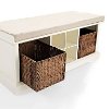 CF6003-WH White Entryway Storage Bench - Brennan -5