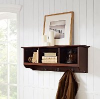 CF6004-MA Mahogany Entryway Storage Shelf - Brennan