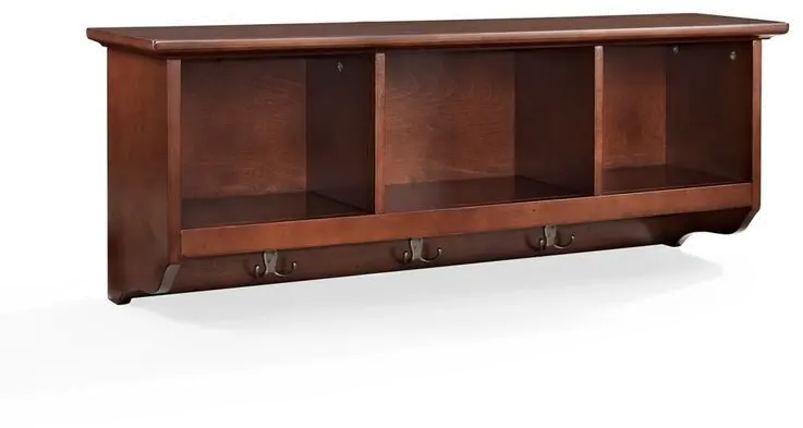 CF6004-MA Mahogany Entryway Storage Shelf - Brennan-4