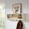 CF6004-WH White Entryway Storage Shelf - Brennan