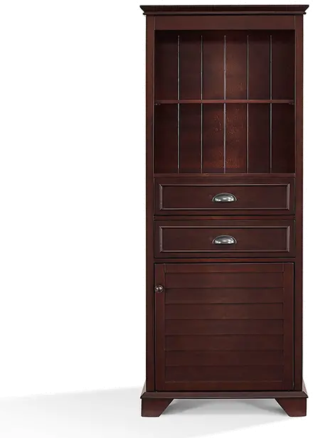 CF7001-ES Lydia Tall Espresso Bathroom Cabinet-5