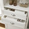 CF7001-WH Tall White Bathroom Cabinet - Lydia -2