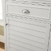 CF7001-WH Tall White Bathroom Cabinet - Lydia -4
