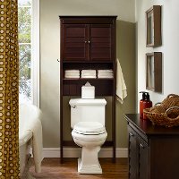 CF7002-ES Espresso Space Saver Bathroom Shelf - Lydia