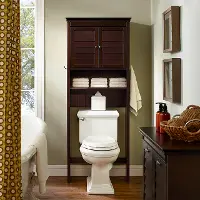 CF7002-ES Lydia Espresso Space Saver Bathroom Shelf