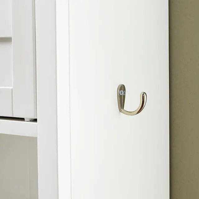 CF7002-WH Lydia White Space Saver Bathroom Shelf-5