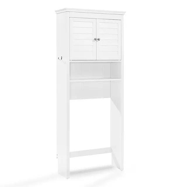 CF7002-WH Lydia White Space Saver Bathroom Shelf-8