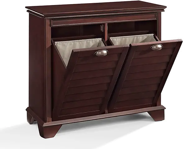 CF7003-ES Lydia Espresso Linen Hamper-5