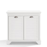 CF7003-WH White Linen Hamper - Lydia-5