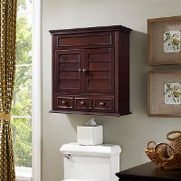 CF7004-ES Espresso Bathroom Wall Cabinet - Lydia
