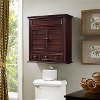 CF7004-ES Espresso Bathroom Wall Cabinet - Lydia