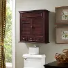 CF7004-ES Lydia Espresso Bathroom Wall Cabinet