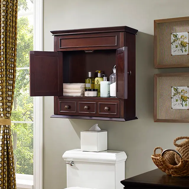 CF7004-ES Lydia Espresso Bathroom Wall Cabinet-4