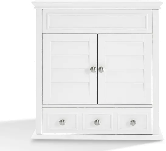CF7004-WH Lydia White Bathroom Wall Cabinet-8