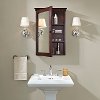 CF7005-ES Espresso Mirrored Wall Bathroom Cabinet - Lydia -1