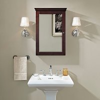CF7005-ES Espresso Mirrored Wall Bathroom Cabinet - Lydia-6