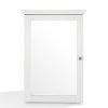 CF7005-WH White Mirrored Wall Bathroom Cabinet - Lydia -5