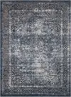 MAI01/8X11/MALTANAVY Malta 8 x 11 Navy Blue, Cream, and Rust Area Rug
