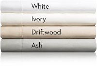 MA06TTWHCS White Cotton Blend Twin Sheet Set-2