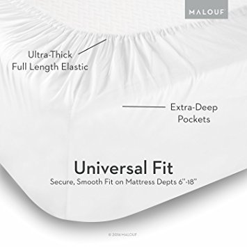 MA06TTWHCS White Cotton Blend Twin Sheet Set-3