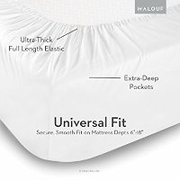 MA06TXWHCS White Cotton Blend Twin-XL Sheet Set-3
