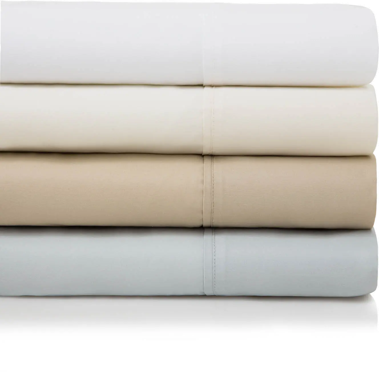 MA06FFWHCS White Cotton Blend Full Size Sheet Set-2