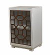 Aged Gold and White Accent Table - Annalee
