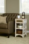 5727-900 Distressed Whitewash Accent Table - Alena-1