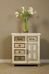 5732-883 Dove Gray 5-Drawer/ One Door Cabinet - Larose-3