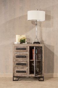 5806-896C Brushed Tan Wood Accent Table - Bridgewater