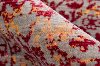 5 x 8 Medium Red, Gold, Cream & Gray Area Rug - Petra-3