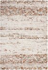 5 x 8 Medium Ivory, Rust, and Teal Blue Rug - Sherpa