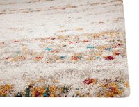 8 x 11 Large Ivory, Rust, and Teal Blue Rug - Sherpa-4