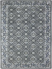 CASTILLE/CAS-5....2 5 x 8 Medium Dark Gray Transitional Area Rug - Castille
