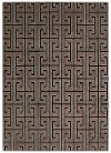 8 x 11 Large Brown and Sparkling Silver Area Rug - Glistening Nights